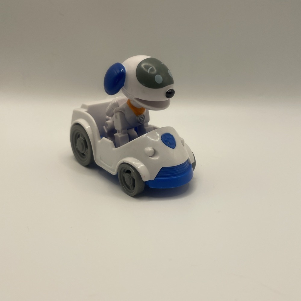 RARE Paw Patrol Mission Paw Robodog Car Vehicle & Sitting Figure Robo Dog